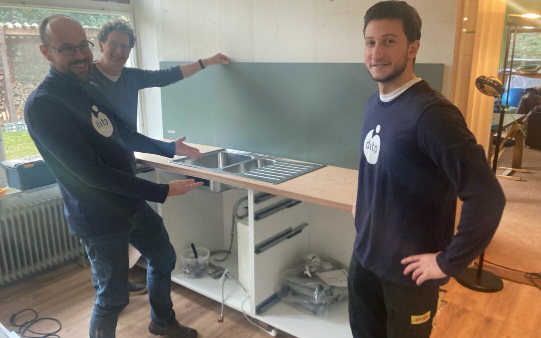 Nieuwe keuken, met dank aan twaalf IT’ers